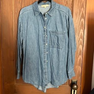Loft chambray button down